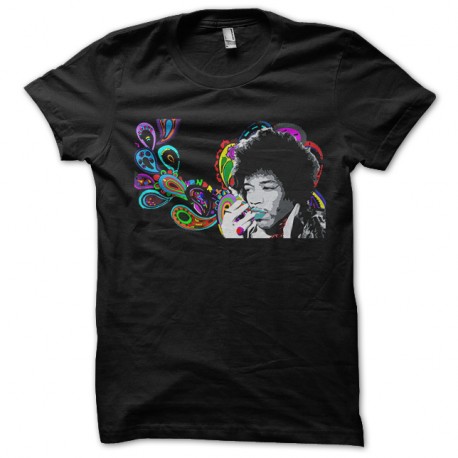 Shirt art of Hendrix noir pour homme et femme