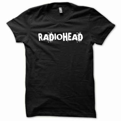 Shirt Radiohead blanc/noir pour homme et femme