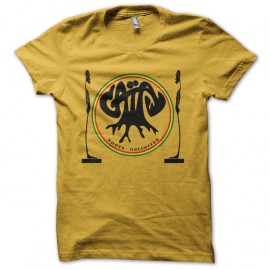 Shirt gaia root unlimited jaune pour homme et femme