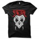 Shirt heavy metal skull noir pour homme et femme