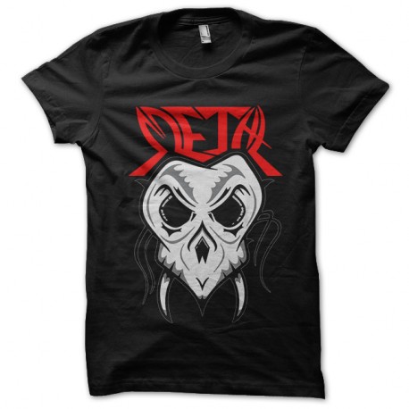 Shirt heavy metal skull noir pour homme et femme