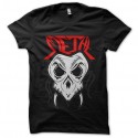 Shirt heavy metal skull noir pour homme et femme