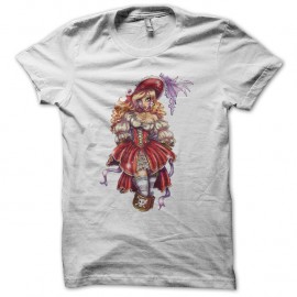 Shirt petite pirate sexy blanc pour homme et femme