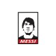 Shirt lionel messi parodie obey en blanc pour homme et femme