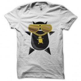 Shirt blackdroid blanc pour homme et femme
