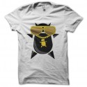 Shirt blackdroid blanc pour homme et femme