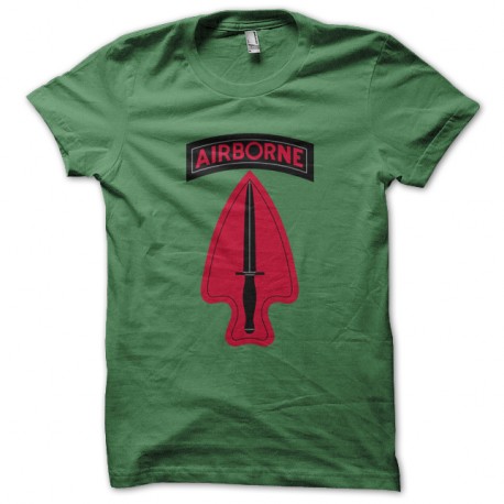 Shirt US Army Special Operations Command vert pour homme et femme