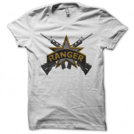 Shirt ranger gunner blanc pour homme et femme