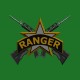 Shirt ranger gunner vert pour homme et femme