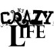 Shirt my crazy life blanc pour homme et femme