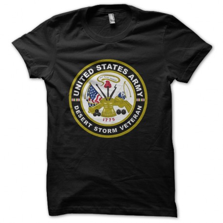 Shirt united states army noir pour homme et femme