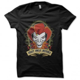 Shirt Crazy Uncle Jesters noir pour homme et femme