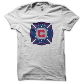 Shirt Chicago Fire artwork blanc pour homme et femme