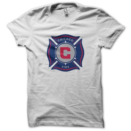 Shirt Chicago Fire artwork blanc pour homme et femme