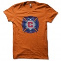 Shirt Chicago Fire artwork orange pour homme et femme