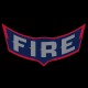 Shirt wing of chicago fire noir pour homme et femme