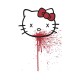 Shirt kitty never die blanc pour homme et femme