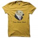 Shirt Pussy money weed jaune pour homme et femme