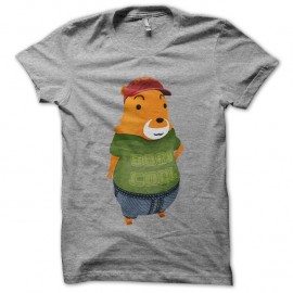Shirt hamster jeans funny gris pour homme et femme