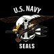 Shirt avon way to go navy seals noir pour homme et femme