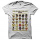 Shirt awesome blanc pour homme et femme