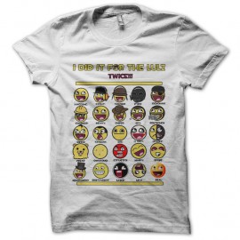 Shirt awesome blanc pour homme et femme