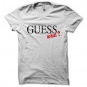 Shirt parodie Guess what ? blanc pour homme et femme