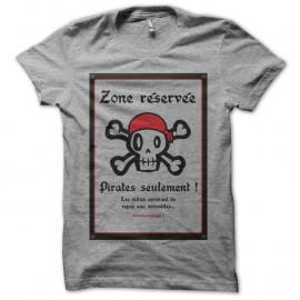 Shirt Pirates seulement! gris pour homme et femme