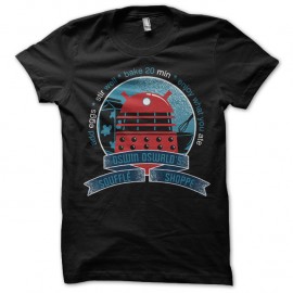 Shirt October 23 Fishbiscuits Souffle noir pour homme et femme