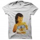 Shirt bifton blanc pour homme et femme