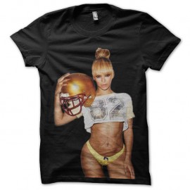 Shirt beyonce football américain noir pour homme et femme