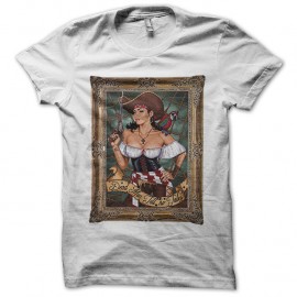 Shirt dead men tell no tales blanc pour homme et femme