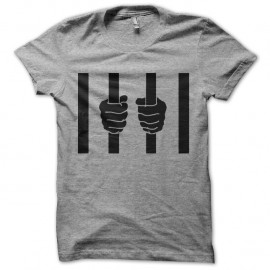 Shirt Let me out gris pour homme et femme