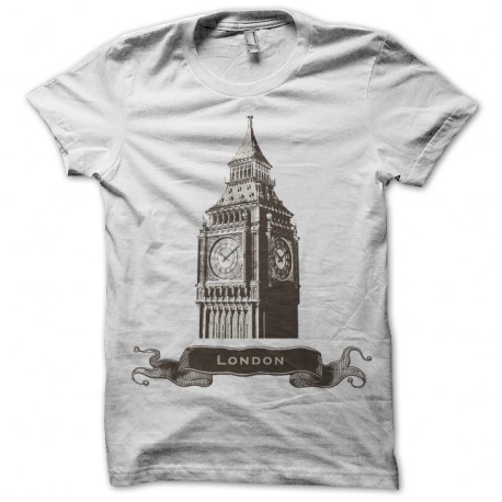 Shirt big ben londres blanc pour homme et femme