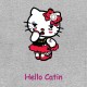 Shirt hello catin parodie hello kitty gris pour homme et femme