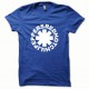 Shirt Red Hot Chili Peppers blanc/bleu royal pour homme et femme