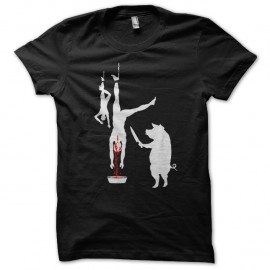 Shirt cochon vengeance noir pour homme et femme