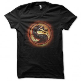 Shirt dragon mortal kombat noir pour homme et femme
