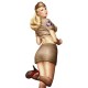 Shirt pin ups us blanc pour homme et femme