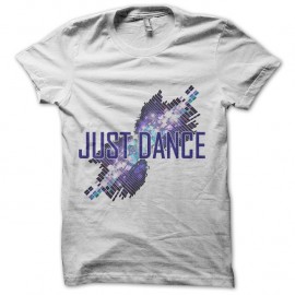 Shirt just dance blanc pour homme et femme