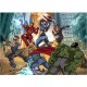 Shirt parodie avengers blanc pour homme et femme