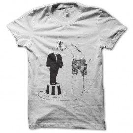 Shirt coup de boule circus blanc pour homme et femme