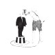 Shirt coup de boule circus blanc pour homme et femme