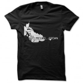 Shirt graffiti michael jordan noir pour homme et femme