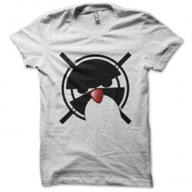 Shirt linux sniper blanc pour homme et femme