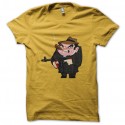 Shirt tough gangster ready to shoot jaune pour homme et femme