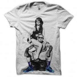 Shirt snoop dog vintage blanc pour homme et femme