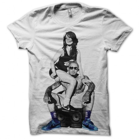 Shirt snoop dog vintage blanc pour homme et femme
