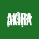 Shirt AKIRA blanc/vert bouteille pour homme et femme
