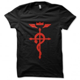 Shirt full metal alchemist noir pour homme et femme